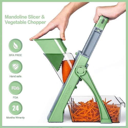 آلة تقطيع الخضار اليدوية متعددة الوظائف – Mandoline Slicer